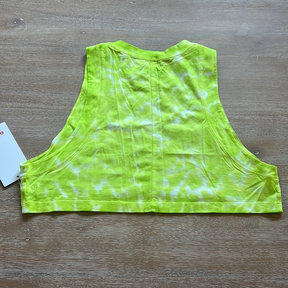 Lululemon All Yours Crop Tank Tie Dye MAR9 Size 8 - Picture 9 of 10